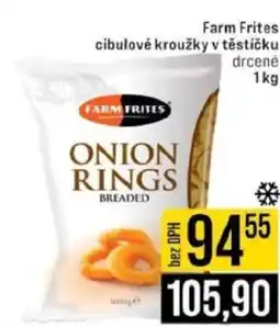 Jip Farm Frites cibulové kroužky v těstíčku drcené nabídka