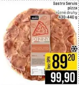 Jip Gastro Servis pizza nabídka