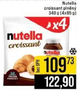 Jip Nutella croissant plněný nabídka
