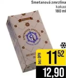 Jip Smetanová zmrzlina kakao nabídka