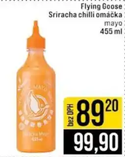 Jip Flying Goose Sriracha chilli omáčka mayo nabídka