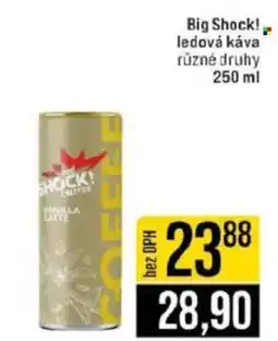 Jip Big Shock! ledová káva nabídka