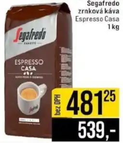 Jip Segafredo zrnková káva Espresso Casa nabídka