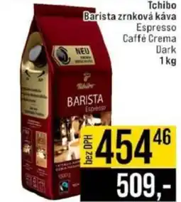 Jip Tchibo Barista zrnková káva Espresso Caffé Crema Dark nabídka