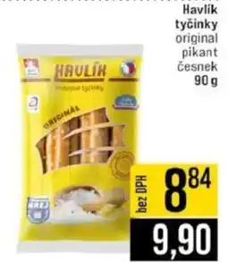 Jip Havlík tyčinky original pikant česnek nabídka