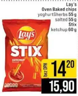 Jip Lay's Oven Baked chips nabídka