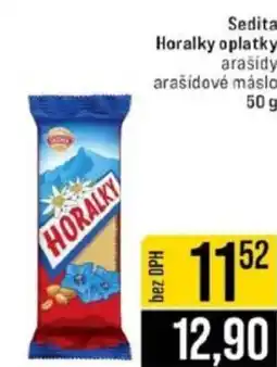 Jip Sedita Horalky oplatky arašidy arašidové máslo nabídka
