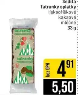 Jip Sedita Tatranky oplatky lískooříškové kakaové mléčné nabídka