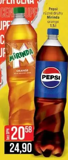 Jip Pepsi, Mirinda nabídka