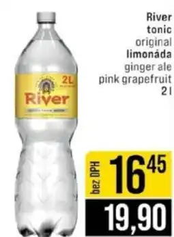 Jip River tonic original limonáda ginger ale pink grapefruit nabídka