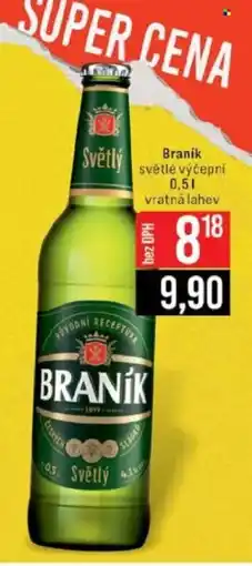 Jip Braník světlé výčepní nabídka