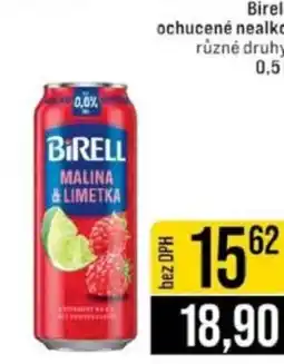 Jip Birell ochucené nealko nabídka