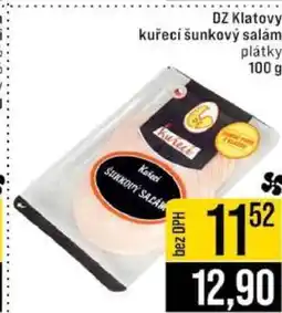 Jip DZ Klatovy kuřecí šunkový salám nabídka