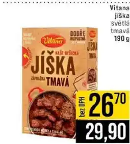 Jip Vitana Jíška tmavá nabídka
