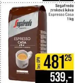 Jip SEGAFREDO Zrnková káva Espresso Casa 1 kg nabídka