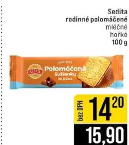 Jip Sedita rodinné polomáčené mléčné hořké nabídka