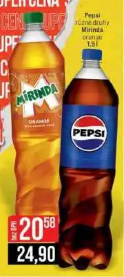 Jip Pepsi různé druhy Mirinda orange 1,5 l nabídka