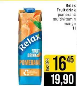 Jip RELAX FRUIT DRINK nabídka