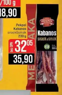 Jip Pekpol Kabanos snack&smak 230 g nabídka
