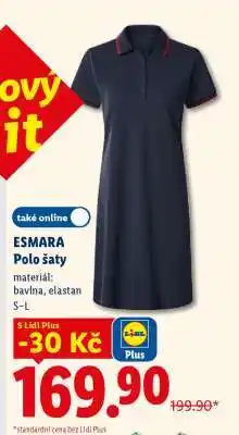 Lidl ESMARA Polo šaty nabídka
