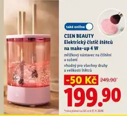 Lidl CIEN BEAUTY Elektrický čistič štětců na make-up 4 W nabídka
