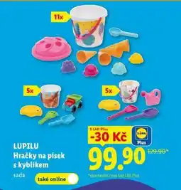 Lidl LUPILU Hračky na písek s kyblíkem nabídka