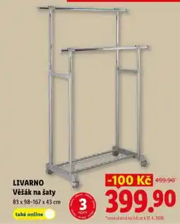 Lidl LIVARNO Věšák na šaty nabídka