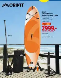 Lidl CRIVIT SADA PADDLEBOARDU BEGINNER 10, PUMPY A PÁDLA nabídka