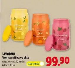 Lidl Livarno Vonná svíčka ve skle nabídka