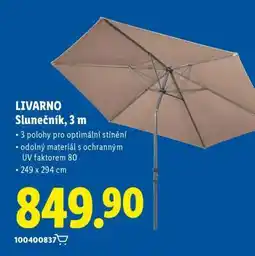 Lidl LIVARNO Slunečník, 3 m nabídka