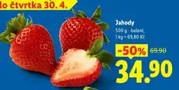 Lidl Jahody nabídka