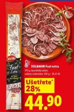 Lidl SOL&MAR Fuet extra nabídka