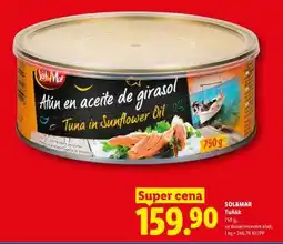 Lidl SOL&MAR TUŇÁK nabídka