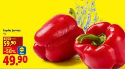 Lidl Paprika červená nabídka