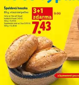 Lidl Špaldová houska nabídka