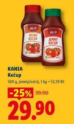 Lidl KANIA KEČUP nabídka