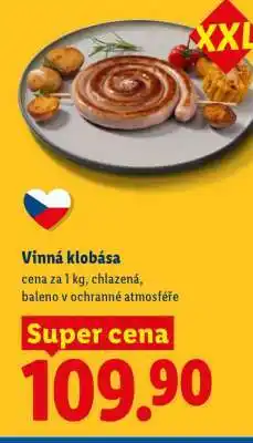 Lidl Vinná klobása nabídka
