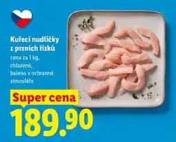 Lidl Kuřecí nudličky z prsnich řízků nabídka