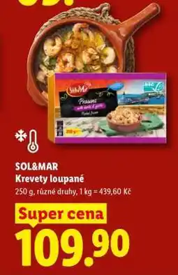 Lidl SOL&MAR Krevety loupané nabídka