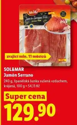 Lidl SOL&MAR JAMÓN SERRANO nabídka