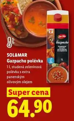 Lidl SOL&MAR GAZPACHO POLÉVKA nabídka