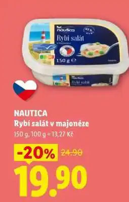 Lidl NAUTICA Rybí salát v majonéze nabídka