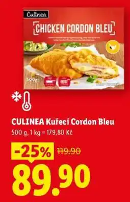 Lidl Culinea Kuřecí Cordon Bleu nabídka