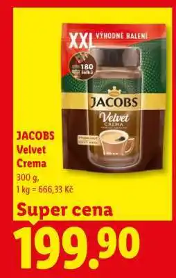 Lidl JACOBS VELVET CREMA nabídka