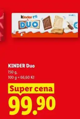 Lidl Kinder Duo nabídka