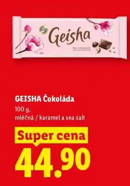 Lidl Geisha čokoláda nabídka