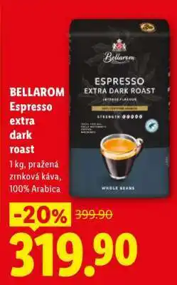 Lidl BELLAROM Espresso extra dark roast nabídka