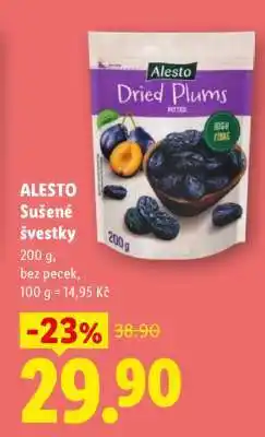 Lidl ALESTO Sušené švestky nabídka