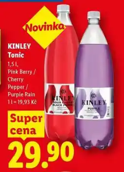 Lidl Kinley Tonic nabídka