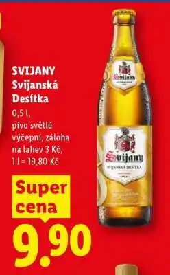 Lidl SVIJANY Svijanská desítka nabídka